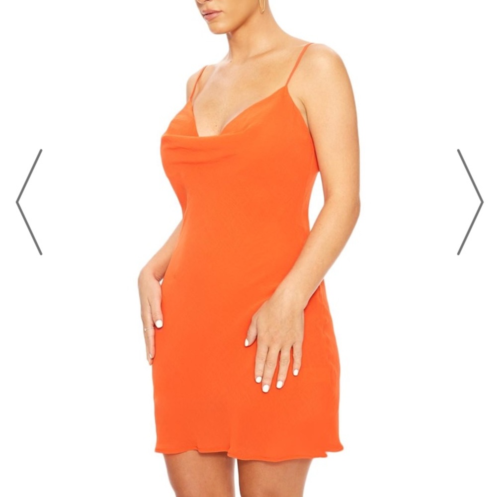 Orange Came Through Drapin’ Dress. Brand New,